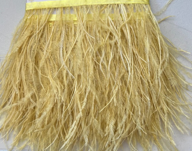 Ostrich Feather Trim Fringe / Sold by the Yard - Assorted Colors