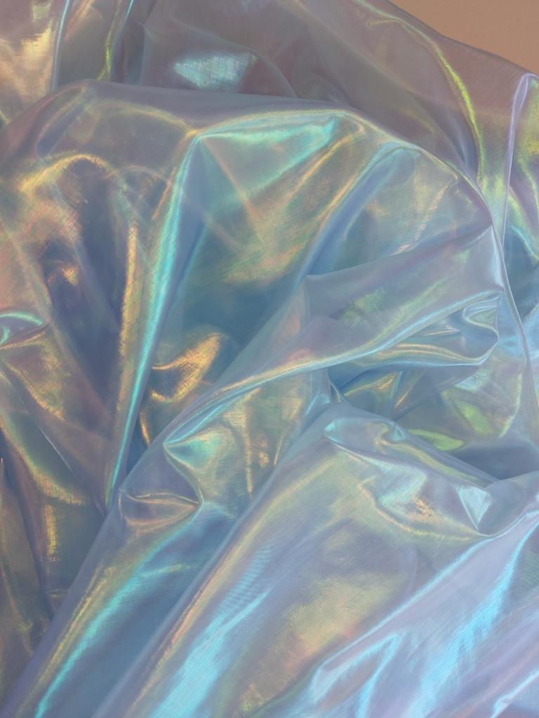 Iridescent Pearl Lame Fabric - 58" Wide by the Yard