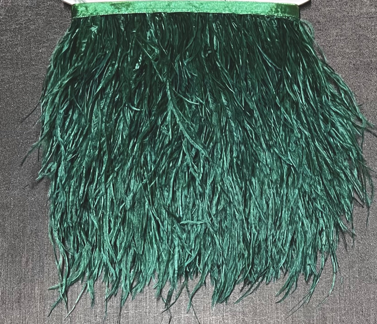 Ostrich Feather Trim Fringe / Sold by the Yard - Assorted Colors