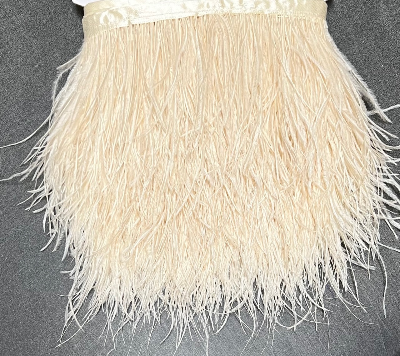 Ostrich Feather Trim Fringe / Sold by the Yard - Assorted Colors