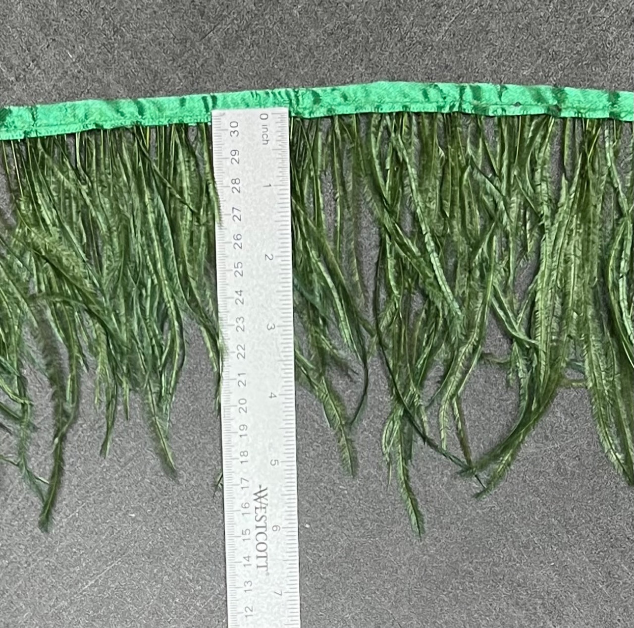 Ostrich Feather Trim Fringe / Sold by the Yard - Assorted Colors
