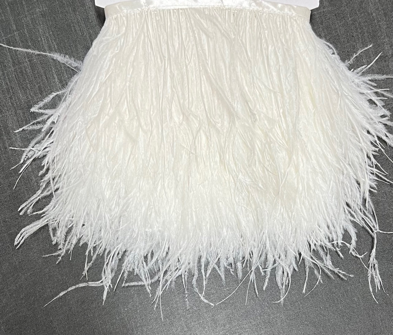 Ostrich Feather Trim Fringe / Sold by the Yard - Assorted Colors