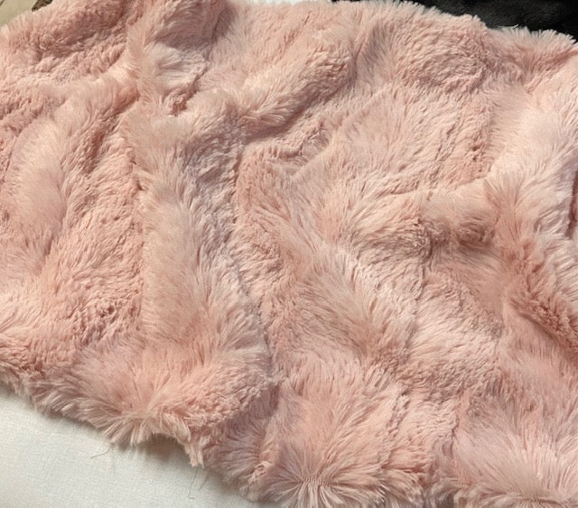 Textured Faux Fur Minky Fabric 62" Wide