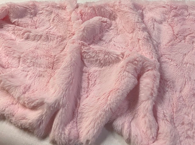 Textured Faux Fur Minky Fabric 62" Wide