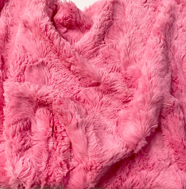 Textured Faux Fur Minky Fabric 62" Wide