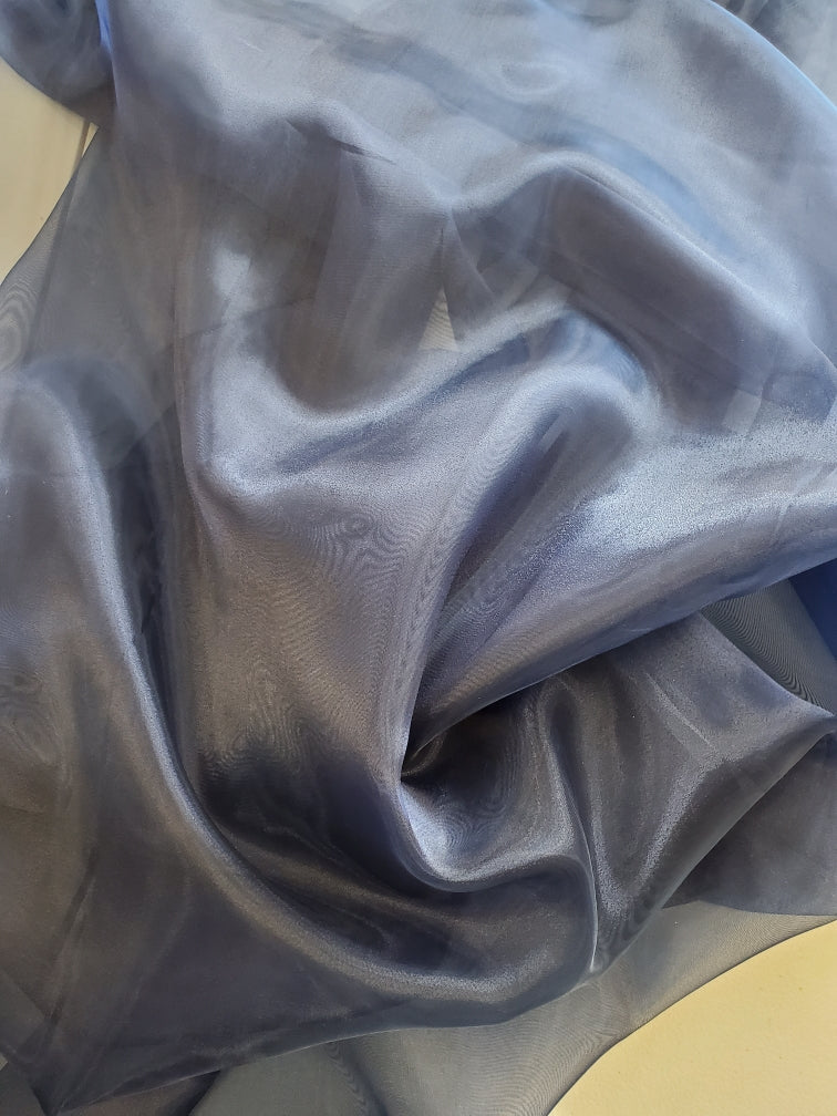 Sheer Crystal Organza Fabric - 58" Wide by the Yard