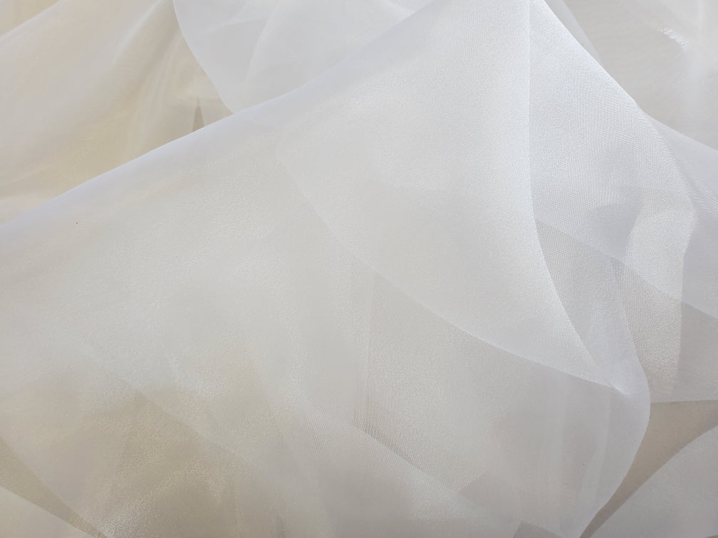 Sheer Crystal Organza Fabric - 58" Wide by the Yard