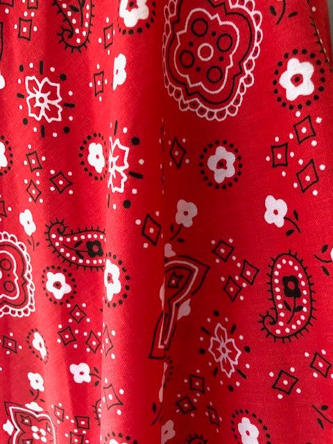Bandana Print Polycotton Fabric 59" Wide - Assorted Colors