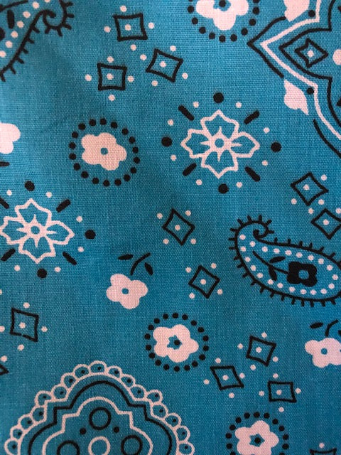 Bandana Print Polycotton Fabric 59" Wide - Assorted Colors