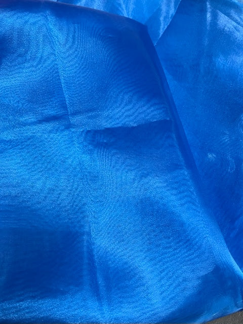 Sheer Crystal Organza Fabric - 58" Wide by the Yard