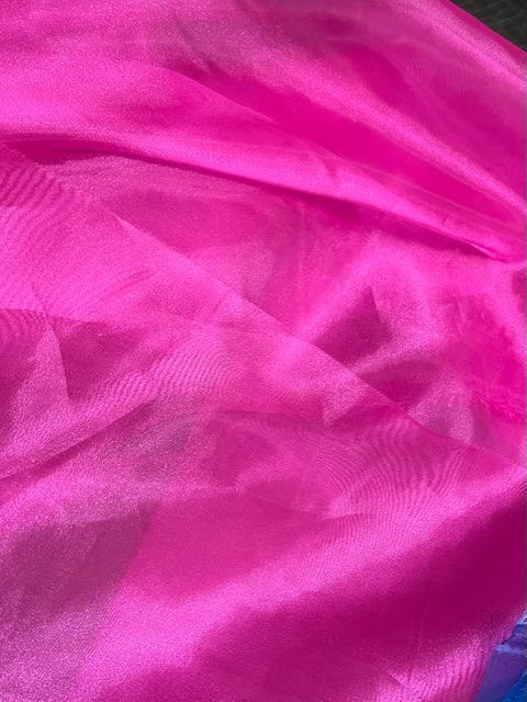 Sheer Crystal Organza Fabric - 58" Wide by the Yard