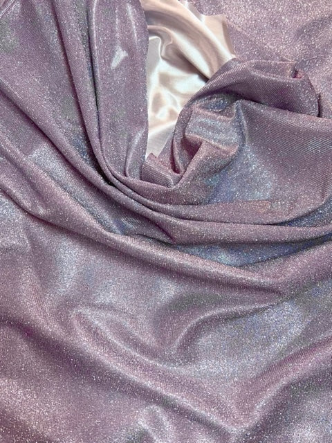 Stretch Glimmer/Glitter Fabric 58" Wide - 2 Way Stretch Sold Per Yard