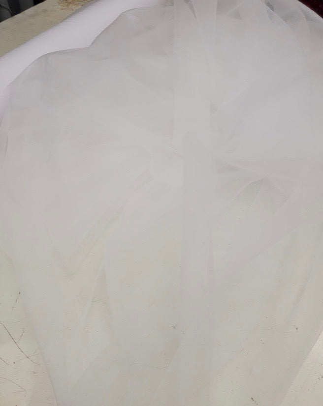 Soft Bridal Mesh Tulle Netting Fabric - 58" Wide- Sold by the Yard