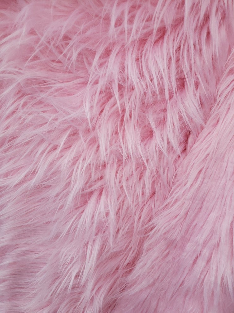 Shaggy Faux Fur Fabric 60" Wide- Assorted Colors