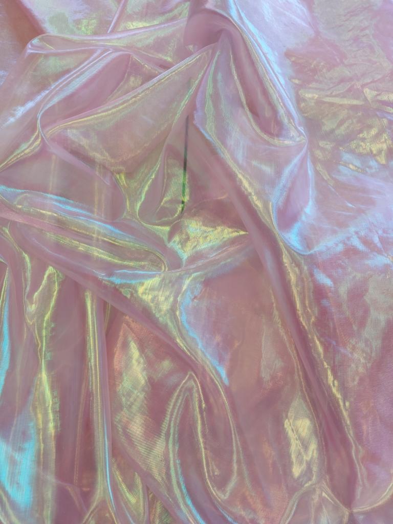 Iridescent Pearl Lame Fabric - 58" Wide by the Yard
