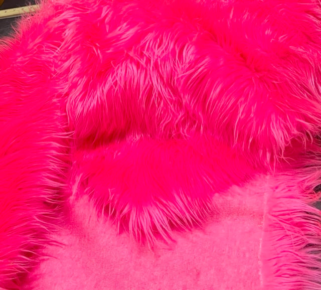 Shaggy Faux Fur Fabric 60" Wide- Assorted Colors