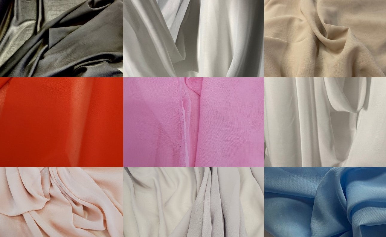 Sheer Chiffon Fabric -58" Wide -For Draping/Dress/Curtain/Decoration by the yard