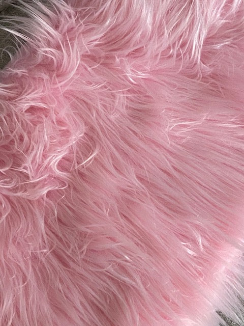 Shaggy Faux Fur Fabric Quarter Pieces - Assorted Colors