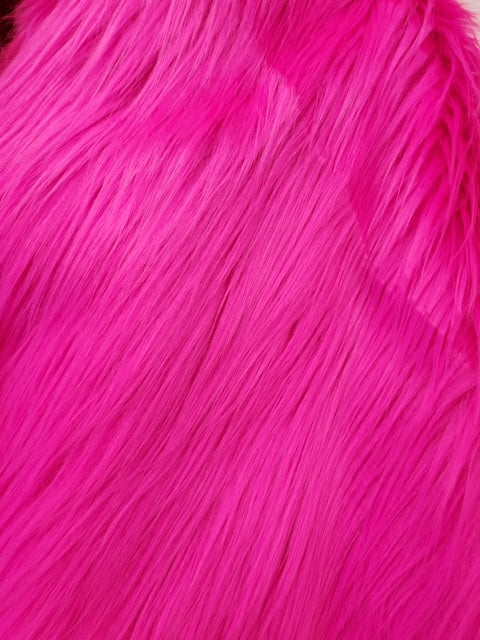 Shaggy Faux Fur Fabric Quarter Pieces - Assorted Colors