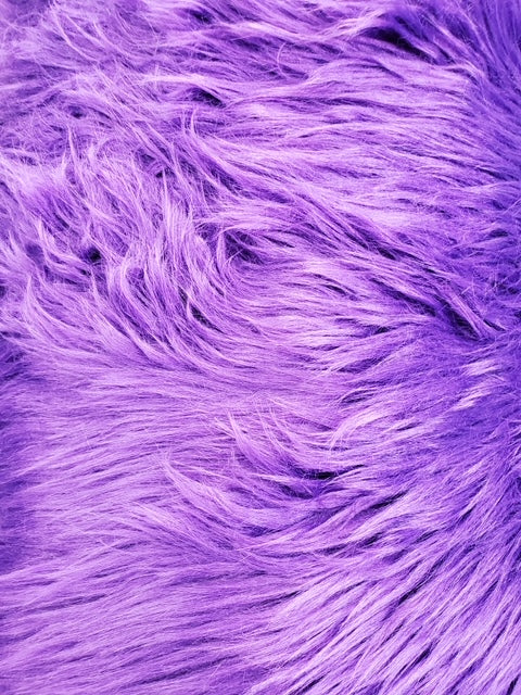 Shaggy Faux Fur Fabric Quarter Pieces - Assorted Colors