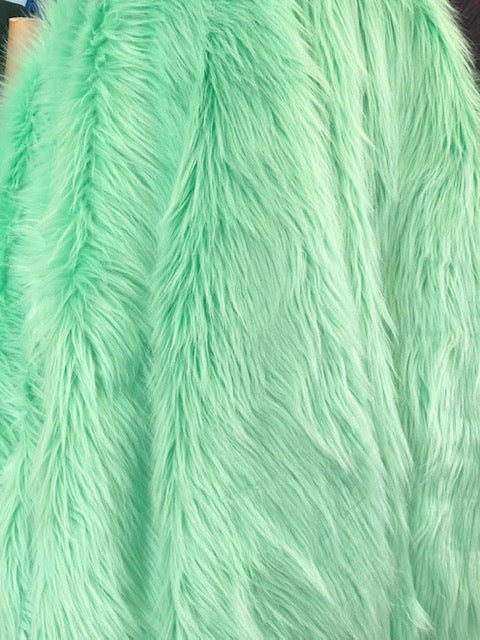 Shaggy Faux Fur Fabric Quarter Pieces - Assorted Colors