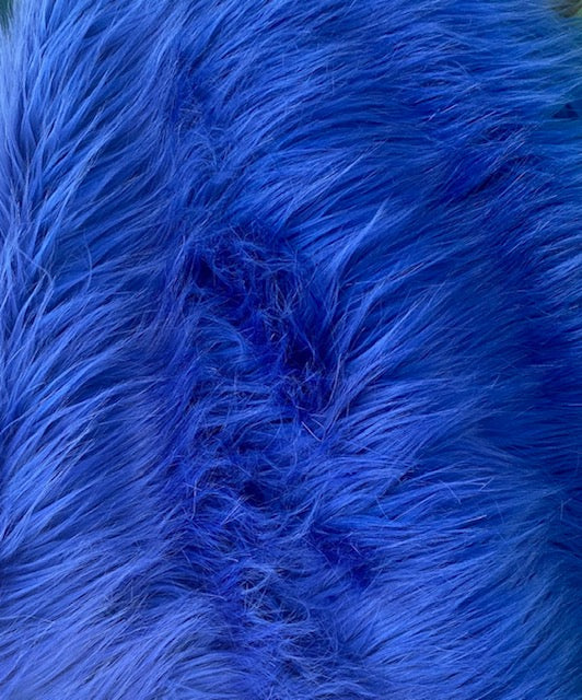 Shaggy Faux Fur Fabric Quarter Pieces - Assorted Colors