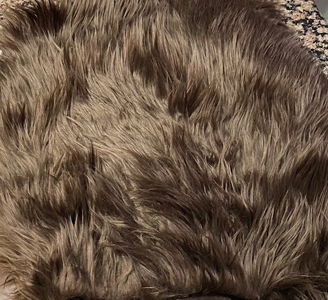 Shaggy Faux Fur Fabric Quarter Pieces - Assorted Colors