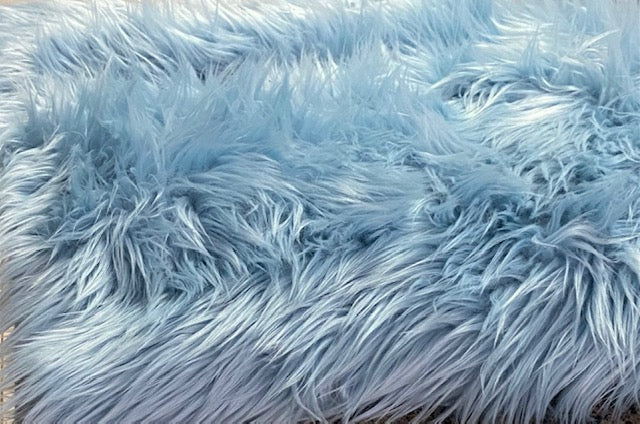 Shaggy Faux Fur Fabric Quarter Pieces - Assorted Colors