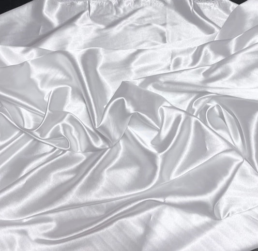 Light Weight Satin Charmeuse 2 Way Stretch 58" Wide - by the Yard