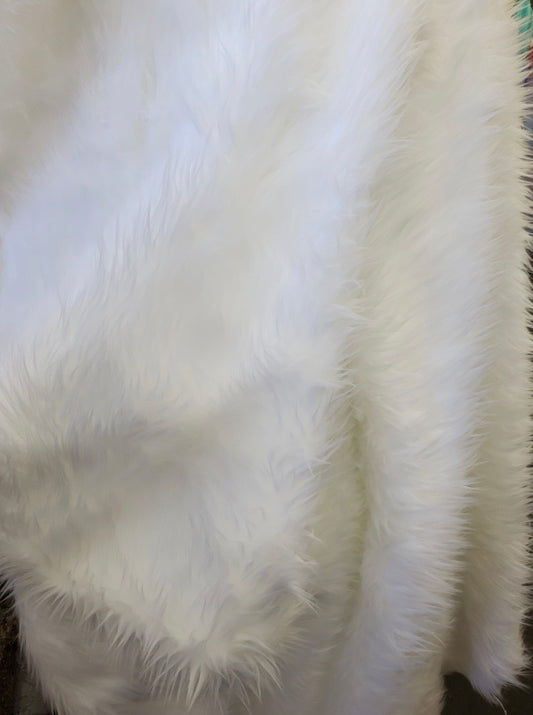 Shaggy Faux Fur Fabric 60" Wide- Assorted Colors
