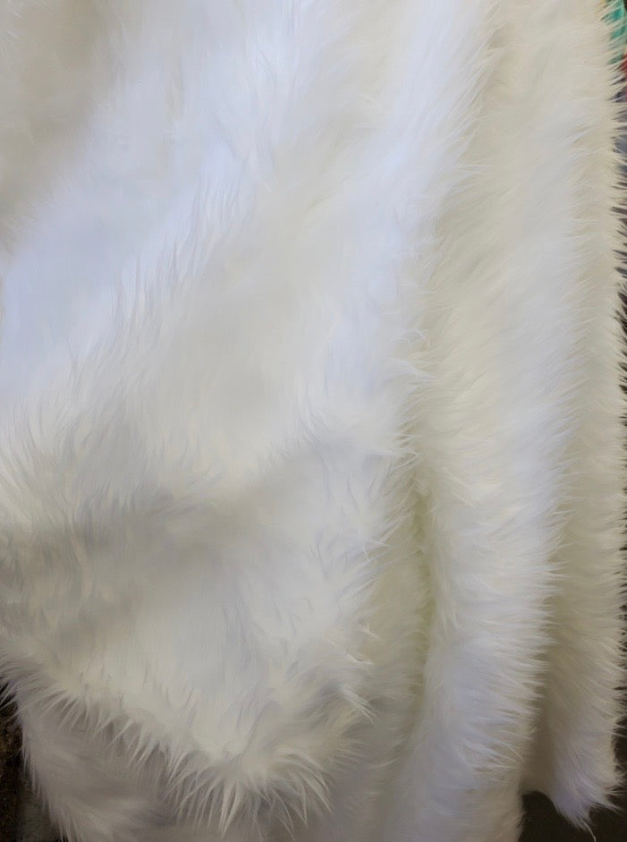 Shaggy Faux Fur Fabric Quarter Pieces - Assorted Colors