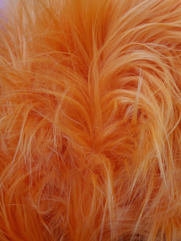 Shaggy Faux Fur Fabric Quarter Pieces - Assorted Colors